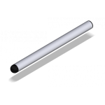 Attack Performance - ATTACK PERFORMANCE HANDLE BAR TUBE WITH ENDS, 260MM, SILVER