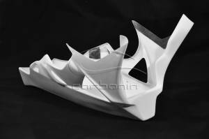 Carbonin - Carbonin Avio Fiber Lower Fairing Race Exhaust 2009-2014 BMW S1000RR