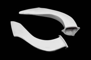 Carbonin - Carbonin Avio Fiber Air Box Inlet Tubes 2011-2020 MV Agusta F3