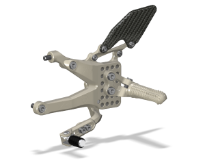 Attack Performance - ATTACK PERFORMANCE REAR SET KIT, DUCATI V4, 2018 -, AERO HARD