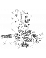 Attack Performance - ATTACK PERFORMANCE REAR SET KIT, HON CBR1000RR 08- , W/SHIFT LEVER, AERO HARD (REPLACEMENT PARTS)