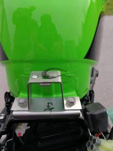 Carbonin - Carbonin Inox Stays For Tail Unit 18-20 Kawasaki ZX-400 Ninja