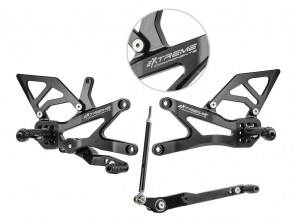 Extreme Components - Extreme Components rearset CBR1000RRR 2020 GP shift black w alum guard