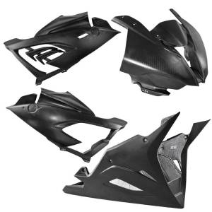 Alpha Racing Performance Parts - Alpha Racing Fairing Kit 4-Piece Fibreglass BMW S1000RR 2019-