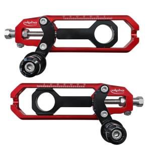 Alpha Racing Performance Parts - Alpha Racing Chain adjuster kit EVO red S1000 RR 2019-