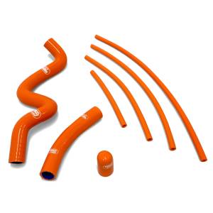 Samco Sport - Samco Sport 7 Piece Thermostat Bypass Silicone Radiator Coolant Hose Kit KTM RC 390 2014 - 2021