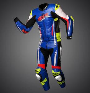 4SR - 4SR Racing Suit RR 2pc EVO III COBALT BLUE
