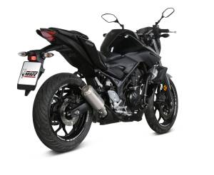 MiVV Exhausts - MIVV Slip-On MK3 Stainless Steel Exhaust For YAMAHA MT-03 2016 - 2022