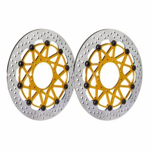 Brembo - Brembo Disc Set 320x5.5mm Supersport HPK Floating Gold