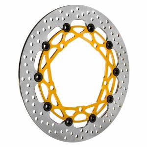 Brembo - Brembo Disc Set 320x5.5mm Supersport HPK Floating Gold Triumph