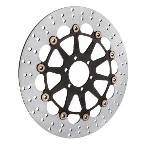 Brembo - Brembo Disc, 320x4.0mm, 6 Bolt, Spoke Design, Floating, Black Carrier, Ducati