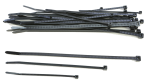 HELIX ASSORTED CABLE TIES BLACK 30/PK