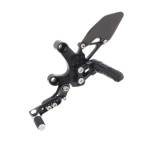 ATTACK PERFORMANCE REAR SET KIT W/SHIFT AND BRAKE LEVERS, DUCATI , BLACK