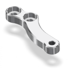 ATTACK PERFORMANCE DAMPER BRACKET, BMW S1000RR, 2010-