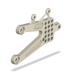 ATTACK PERFORMANCE LT. BRACKET, YAM R-1 04-08, AERO HARD