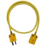 AiM Patch cable, thermocouple, 1.5m K-style/m to K-style/f