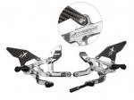 Extreme Components rearsets V4 & streetfighter STD/GP silver w carbon