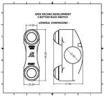 APX Racing - APX Racing TWO BUTTON ENGINE SWITCH  YAMAHA R6 2008-2016 - Image 5