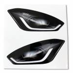 Alpha Racing Sticker kit head lights BMW S1000RR 2019- and  BMW M1000R 2021-