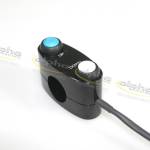 Alpha Racing Switch unit 2-buttons, mono, black