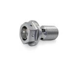 Alpha Racing Titanium banjo bolt M10 x1.0 18 mm