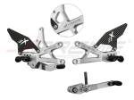 Extreme Components - Extreme Components GP EVO Rearsets Kit STD And Reverse Shifting  Carbon Fiber Silver Heel (SHIFT ROD FOR QUICKSHIFTER)  SUZUKI GSXR 1000 (2017/2022) - Image 1