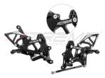 Extreme Components GP EVO Rearsets Kit STD And Reverse Shifting  Aluminium Black Heel (SHIFT ROD FOR STANDARD SHIFTING, NO QUICKSHIFTER) YAMAHA R3 (2015/2022)