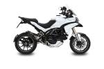 MiVV Exhausts - MIVV Slip-on Suono Black Stainless Steel Exhaust For DUCATI MULTISTRADA 1200 2010 - 2014 - Image 2