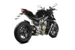 MIVV Slip-On X-M1 Black Stainless Steel Exhaust For DUCATI Streetfighter V4 2020 - 2022