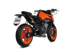 MiVV Exhausts - MIVV Slip-On X-M1 Black Stainless Steel Exhaust For KTM KTM 790 DUKE | 890 DUKE 2018 - 2022 - Image 2