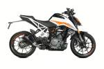 MiVV Exhausts - MIVV Slip-on X-M1 Black Stainless Steel Exhaust For KTM 125 DUKE | 390 DUKE 2021 - 2022 - Image 3