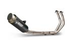 MIVV GP Pro Black Stainless Steel Full System High Exhaust For YAMAHA MT-07 / FZ-07 2014 - 2022