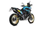 MIVV Slip-on Dakar Black Stainless Steel Exhaust For YAMAHA Ténéré 700 2019 - 2020