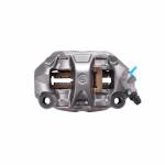 Brembo - Brembo Caliper, Right, P4 30mm, M50, Cast Monobloc, 100mm Radial Mount, Titanium Gray w/ Red Lettering - Image 2