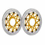 Brembo Disc Set 320x5.5mm Supersport HPK Floating Gold