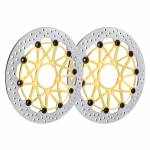 Brembo Disc Set 320x5.5mm Supersport HPK Floating Gold Triumph